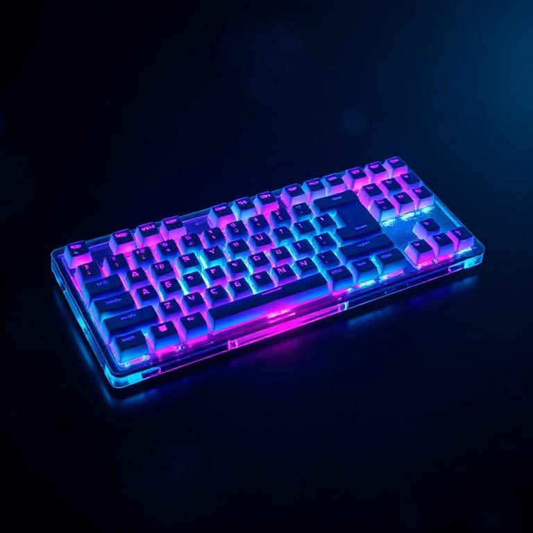 Quantum Glow Keyboard